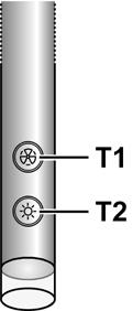 ATENÇÃO! A peça B (elemento de fixação ao tecto - Fig. 1), é dotada de condutor (amarelo verde) que deve ser conectado à terra da instalação eléctrica doméstica. Fig. 4 ATENÇÃO!