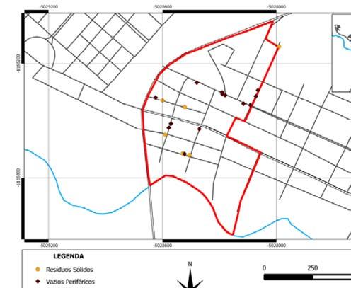 688 Anais do Congresso Brasileiro de Gestão Ambiental e Sustentabilidade - Vol. 4: Congestas 2016 Figura 2 Localização dos possíveis focos de criadouros do Ae. aegypti.