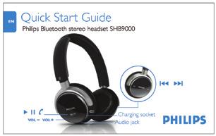 2 Conteúdo da caixa SHB9000 Auricular Bluetooth carregador Guia de Começo Rápido CD com o Manual do Utilizador Bolsa Cabo de Áudio 3 De que mais irá necessitar: Um telemóvel capacitado para