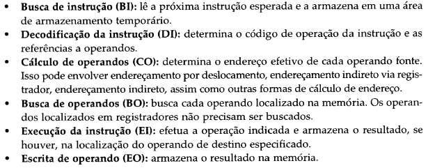 PIPELINE COM CICLO DE 06 ESTÁGIOS Maior número de ciclos visa aumentar o desempenho Considere a seguinte decomposição do