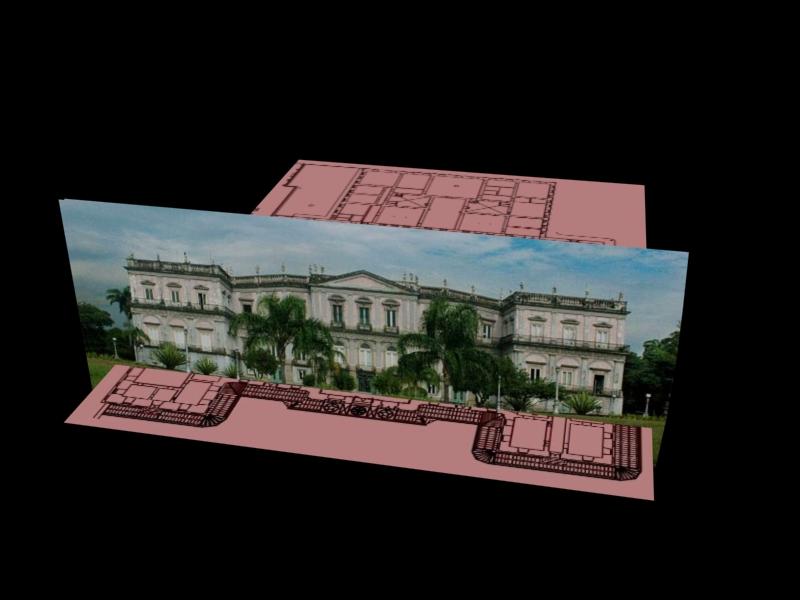 Figura 5: Modelagem em 3D da fachada do