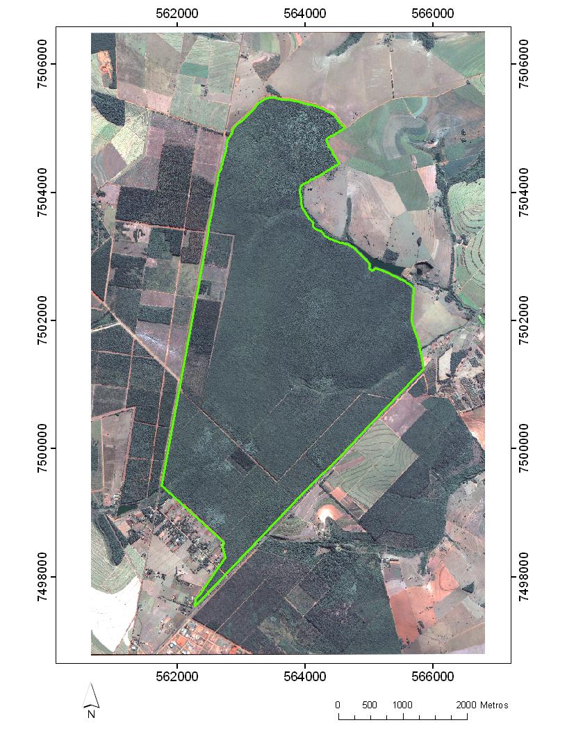 Área de estudo Estação Ecológica de Assis