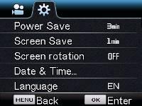 modo de reprodução Utilização: Pressione a tecla Menu, o menu para este modo sera apresentado no LCD.