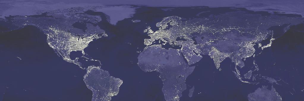 QUESTÃO 07: Leia o planisfério, em que é mostrada uma imagem noturna da superfície terrestre, obtida a partir de imagens de satélite: http://antwrp.gsfc.nasa.gov/apod/image/0011/earthlights_dmsp_big.