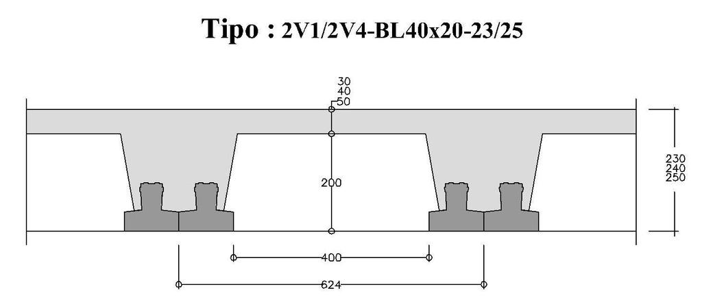 Página 1/5 Pavimento Aligeirado de Vigotas Pré-Esforçadas DESCRIÇÃO Pavimento aligeirado de vigotas em betão pré-esforçado e blocos de cofragem, recebendo em obra uma camada de betão armado (betão