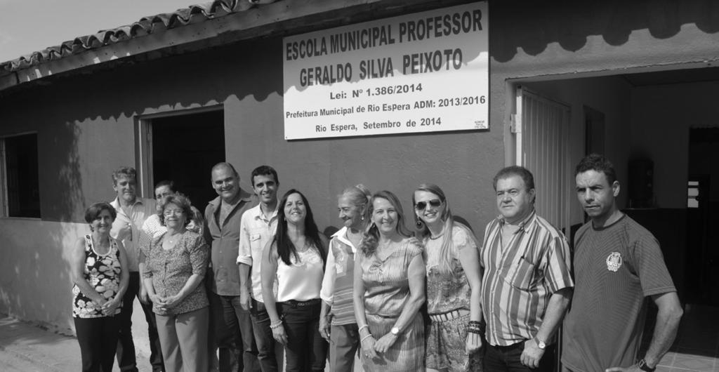 Escola Municipal ganha o nome do saudoso Professor Geraldo Silva Peixoto No último dia 26 de setembro, a comunidade escolar do Córrego Fundo ganhou um presente. De acordo com a Lei Municipal nº 1.