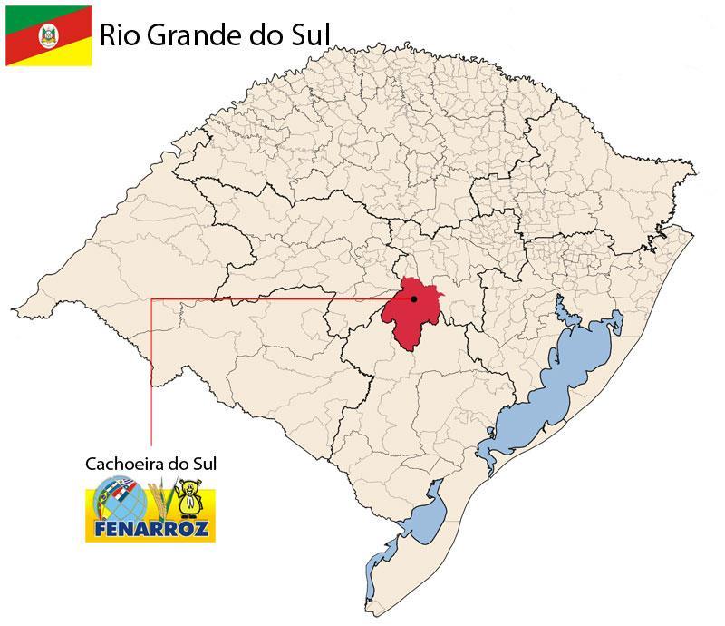 3 ASPECTOS METODOLÓGICOS ÁREA DE ESTUDO O município de Cachoeira do Sul está localizado estrategicamente no centro do Estado do Rio Grande do Sul, entre a BR 290 e RS 287, fazendo parte da