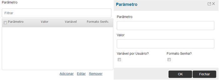 selecionada, será necessário informar este valor antes de executar o aplicativo. Quando a opção não for selecionada, o aplicativo não necessita de configuração, basta clicar para que seja executado.