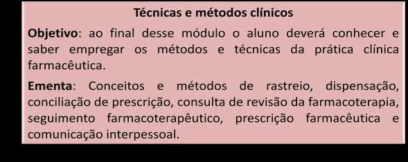 Carga horária: 124 h 80 hs (Técnicas e métodos