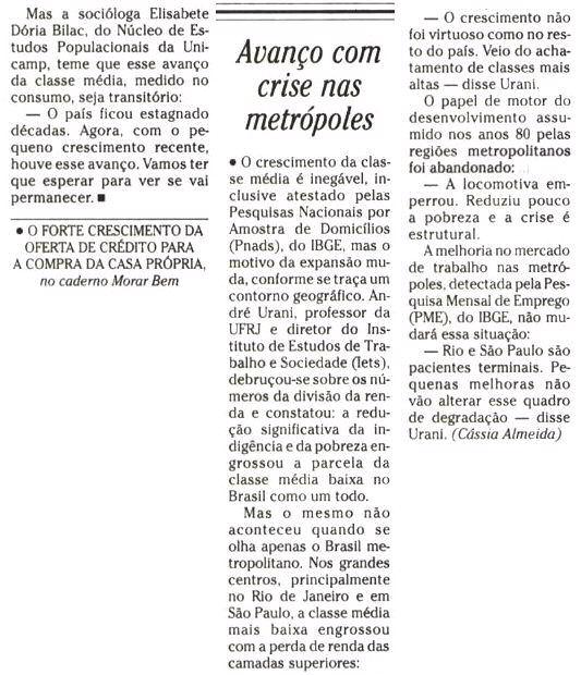 O Globo - RJ Editoria: