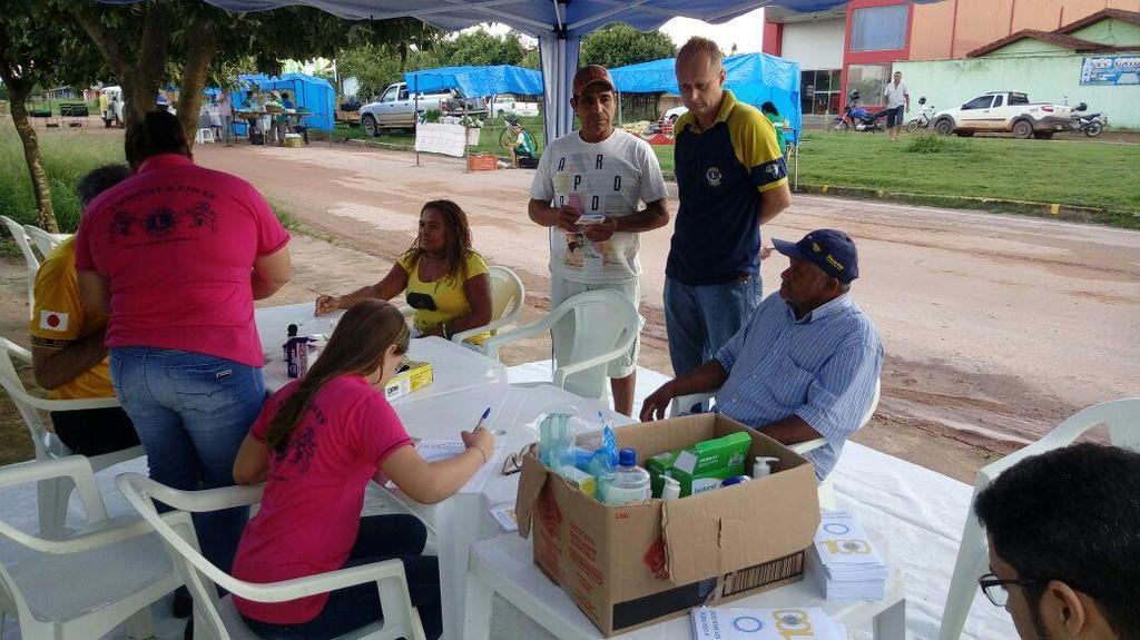 Na intenção de levar saúde e informação para quem precisa o Lions está presente em todos os