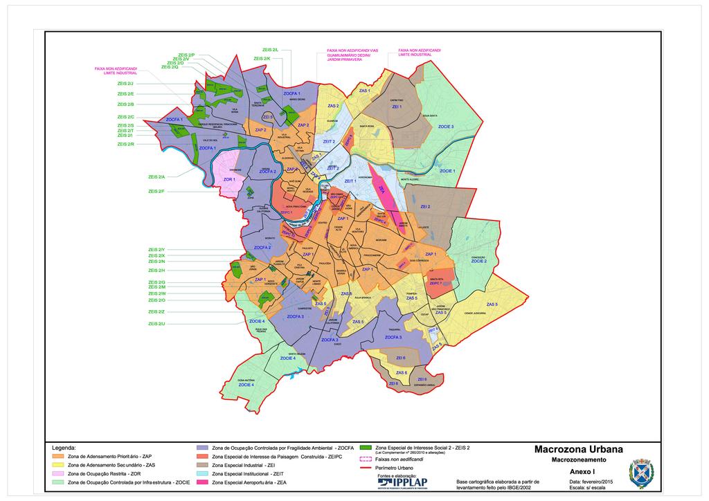 LEI COMPLEMENTAR Nº 346/15 ANEXO I Mapa do