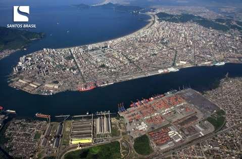 PORTO DE SANTOS LOCALIZAÇÃO DO TECON SANTOS Margem direita Santos LIBRA RODRIMAR ECOPORTO BTP Margem Esquerda Guarujá EMBRAPORT Margem esquerda Guarujá TECON SANTOS 11 TECON SANTOS FLUXO DE CARGA TEU