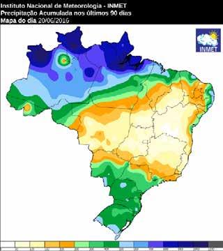 Figura 1 - Precipitação acumulada nos outonos de 2016 e 2017 Fonte: Inmet Figura 2 -