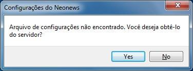 O aplicativo de configuração, localizado na pasta raiz do NeoNews Player (Diretório Padrão: C:\Program Files\In9 Mídia Digital\Neonews\ Config) ou através do menu iniciar