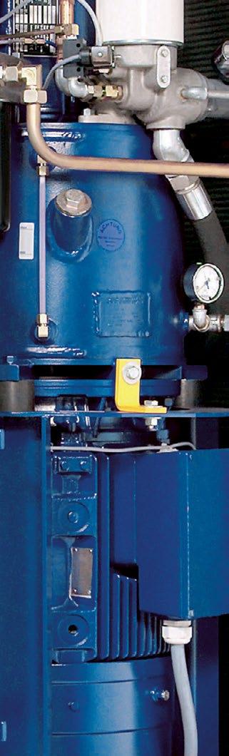 Visão Geral do Produto WITTIG RO Compressores de palhetas rotativas lubrificadas com óleo recirculado Compressores WITTIG de palheta rotativa são montados sobre uma estrutura de base robusta como uma