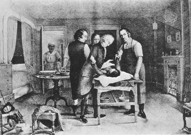 Cronologia Antes da metade do século 19: cirurgia rudimentar, sem anestesia ou assepsia, limitando-se a amputações, drenagens de abcessos, extrações dentárias e pequenas cirurgias.