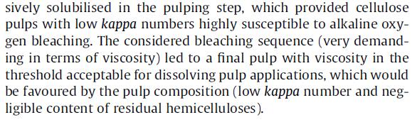 Exemplo com Eucalipto: autohidrólise seguida de polpação kraft Qualidade da polpa