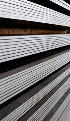 24 Aços planos e derivados Carbon steel flats Chapas de aço carbono Carbon steel sheets Capacidade Product range Espessura mín. (mm) / Min. thickness 0,35 Espessura máx. (mm) / Max.