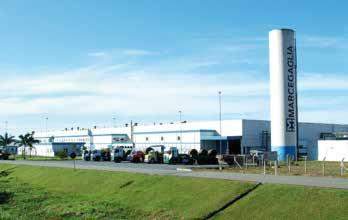 A unidade do Brasil foi inaugurada em 2000, em Garuva no estado de Santa Catarina, e está voltada à fabricação de produtos siderúrgicos e componentes de refrigeração. Ocupa uma área de 220.