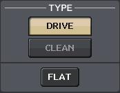 Botão DRIVE (unidade)/botão CLEAN (limpar) Selecionam um dos dois tipos de equalizador que apresentam diferentes efeitos.