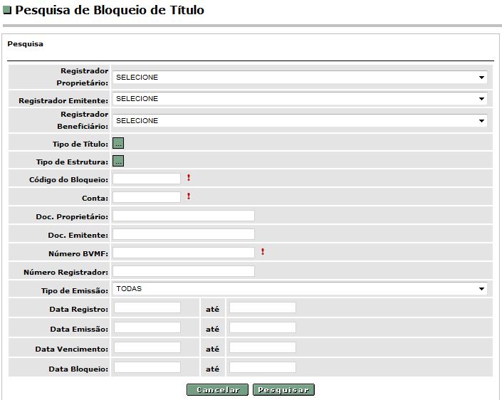 4. Consulta funcionalidade: O Sistema RTO disponibiliza diversas formas de consultas identifcadas por 4.