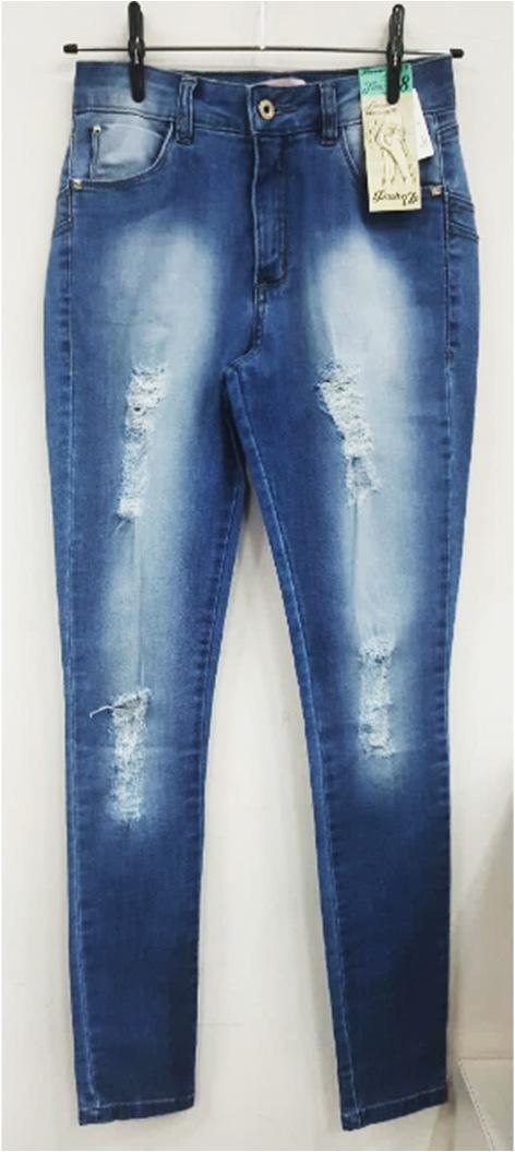 4.2 Calça Jeans sem acessórios Tipo de Pinagem Dentro para fora (Pino por dentro e bolacha para fora) para facilitar a prova. Onde pinar?