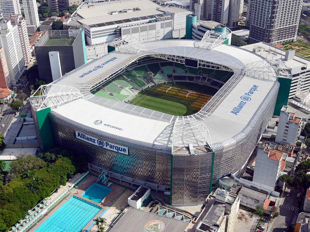 Allianz Parque em São Paulo É um privilégio sermos a primeira arena do país a receber essa qualificação.