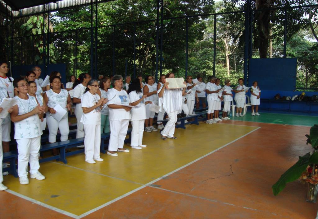 A liturgia é toda organizada por esse grupo.