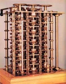 Auxílios Mecânicos Automáticos Máquina Diferencial de Babbage A máquina era composta de