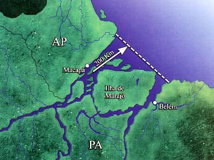 Foz mista (Estuário-delta do rio Amazonas)