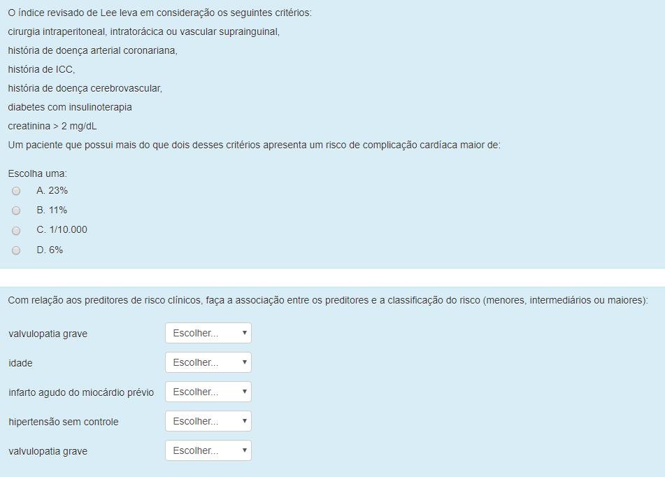 11% é a resposta correta maiores