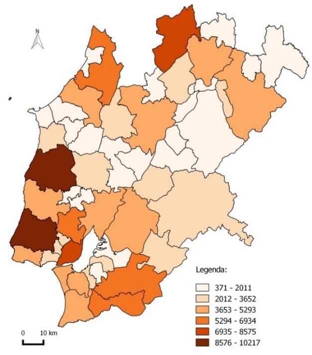 OCUPAÇÃO E USO DO SOLO REOT LVT 2017 Regime do Uso do Solo Classificação do Solo Urbano e Rural PDM em vigor (2014) Segundo a Carta do Regime do Uso do Solo elaborada pela DGT (com base nas cartas de