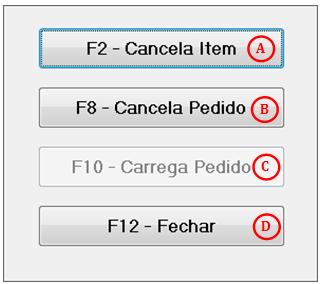 14. Sub-Total: Mostra o sub-total da nota apenas com os valores referentes aos produtos; 15. Lista de Produtos: Apresenta a lista de produtos do pedido; 16.