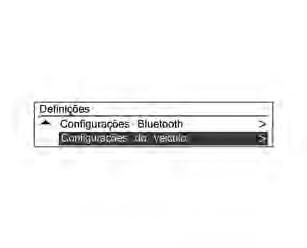 Alterar código Bluetooth : Altere/defina manualmente o código Bluetooth. Restaurar definições de fábrica: Restaure os valores de configuração iniciais de volta às configurações de fábrica.