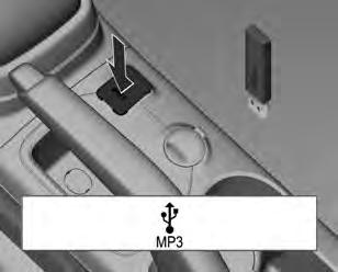 Conforto e conveniência 141 (14) Botão MENU-TUNE com controle Gire o botão de controle para mover para a lista de faixas, menu ou informações sobre a faixa MP3 (WMA).