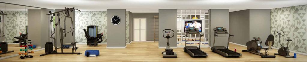 F I T N E S S Perspectiva ilustrada do fitness,