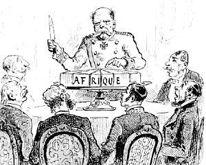 A Conferência de Berlim (1884) e a subsequente Partilha da África pelas potências europeias tiveram um papel fundamental na transição de uma dominação informal para um colonialismo bastante