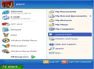 Windows XP Para Windows XP: 1 Clique em START (iniciar).