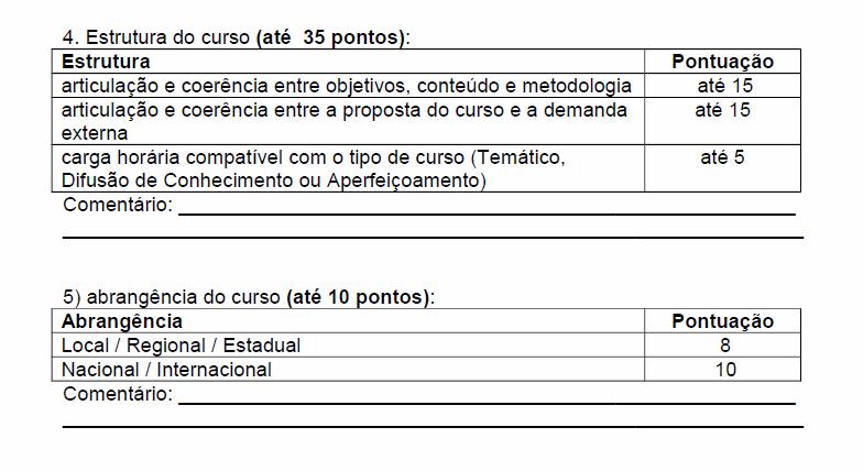 CRITÉRIOS DE