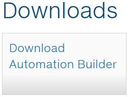 Aquisição do software Servidor do Automation Builder Usuário Visita: abb.com/automationbuilder Download pelo site www.abb.com/automationbuilder Automation Builder está disponível para download inicio seu projeto já!