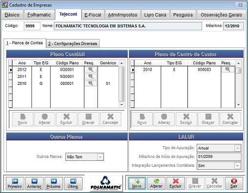 Folhamatic Apostila de Treinamento Sistema Telecont 3