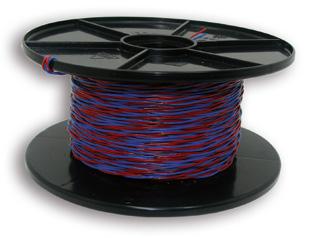 8,90 x 2,40 Rolos de 100mt Condutores AWG28 0,12mm*7 Cobre com isolamento PP de 0,95mm Fio jumper Teleflex Fio Jumper Fio Jumper Azul/