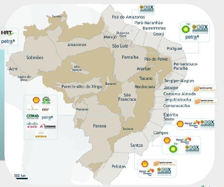 Campos e na Bacia ES Não Associado Águas Rasas Não Associado Pré Sal Bacia