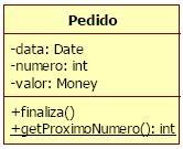 PROPRIEDADES E OPERAÇÕES ESTÁTICAS Propriedades que não são instanciadas nos objetos; Operações que atuam somente sobre propriedades estáticas; Ambos são