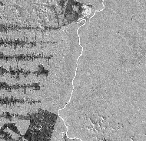 individuais da imagem TM/Landsat, gerando as imagens sintéticas fraçãosolo, -vegetação e -sombra.