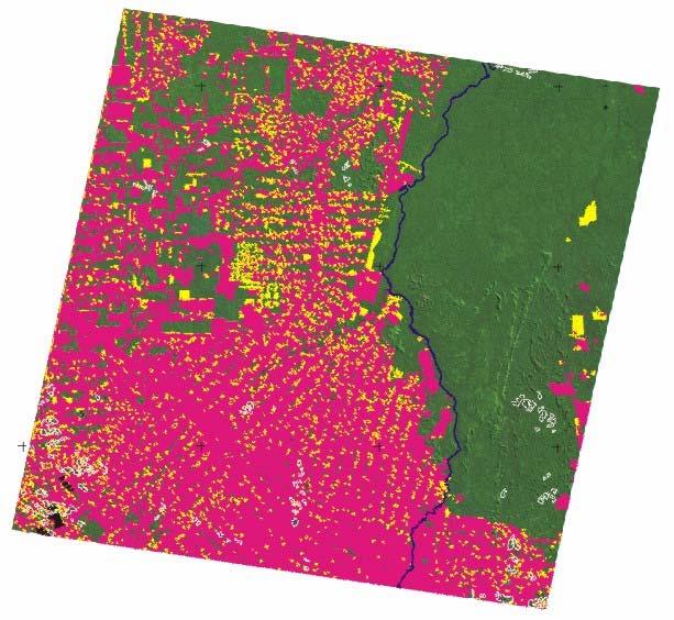 DATUM, HORIZONTAL SAD-69 ESTIMATIVA DO DESFLORESTAMENTO BRUTO DA AMAZÔNIA ATÉ 1997, E INCREMENTO DE 1998, A PARTIR DE TÉCNICAS DE PROCESSAMENTO DIGITAL MINISTÉRIO DA CIÊNCIA E TECNOLOGIA INPE -