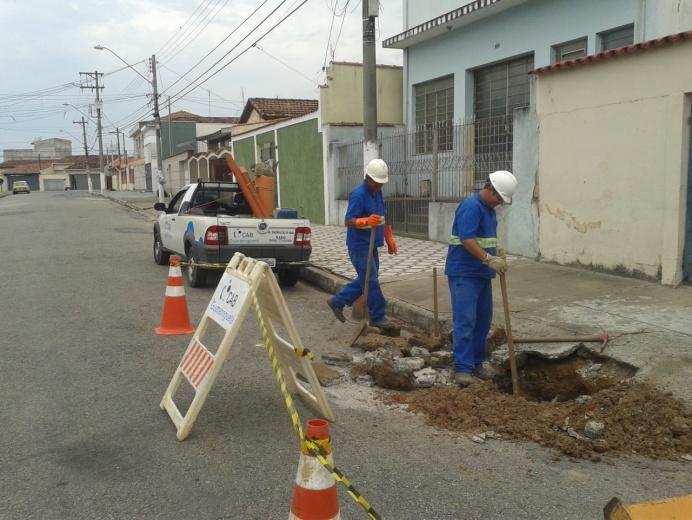 Relatório fotográfico Equipe realiza desobstrução da rede de