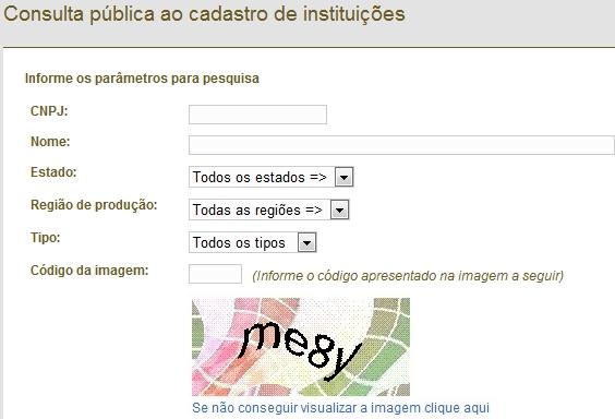 Consultas públicas para a comunidade Por meio do portal do MAPA Sem necessidade de senhas ou