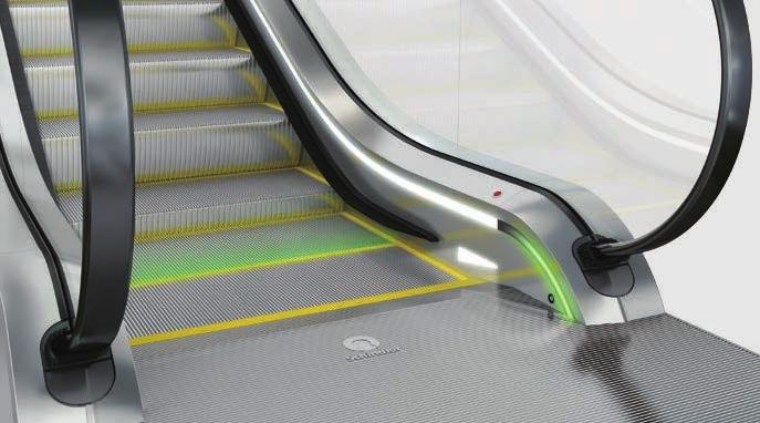 Soluções avançadas em segurança As escadas rolantes Schindler foram projetadas para atender aos requisitos de segurança mais rigorosos ao longo de todo o ciclo de vida do produto - desde a produção,